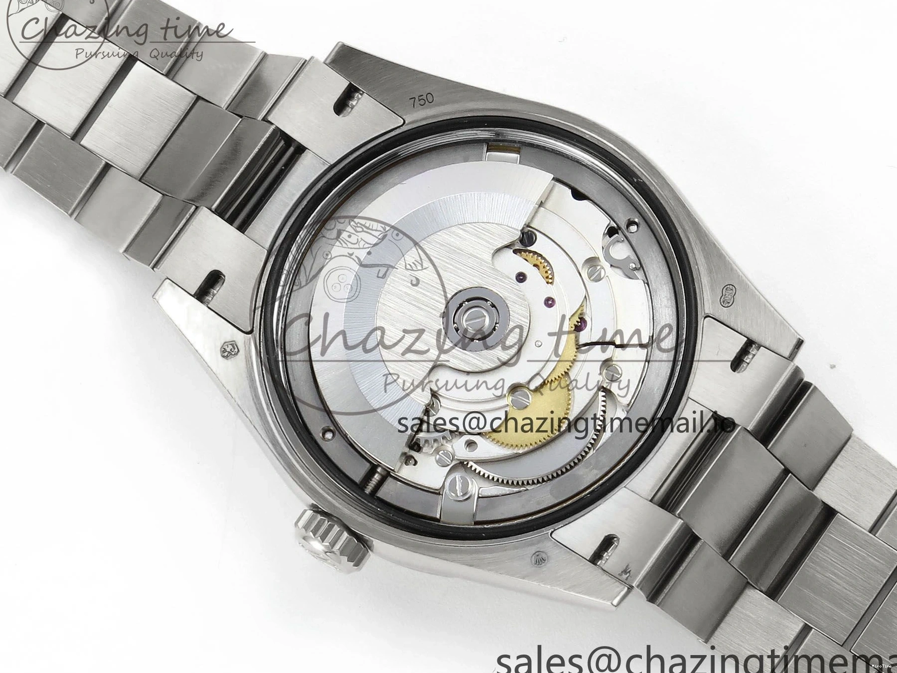 MiroTime 0404 Day Date 36 YG 128236 KF 1:1 Best Edition Ice Blue Crystal Dial on President Bracelet A2836 (Gain Weight) Modern 500